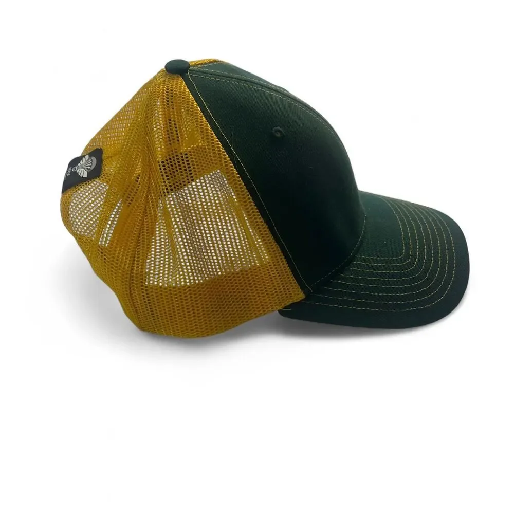 Innova Disc Golf Green & Yellow Trucker Cap Embroidered Logo Snapback Hat